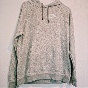 Gray Nike Hoodie Large